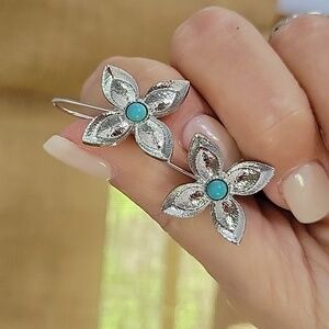 🔥LAST PAIR🔥 Gentian Flower Drop Earring